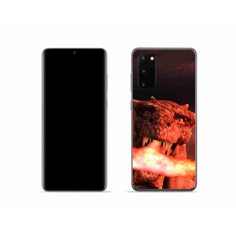 Zselés borítás mmCase Samsung Galaxy S20 készülékhez - sárkány