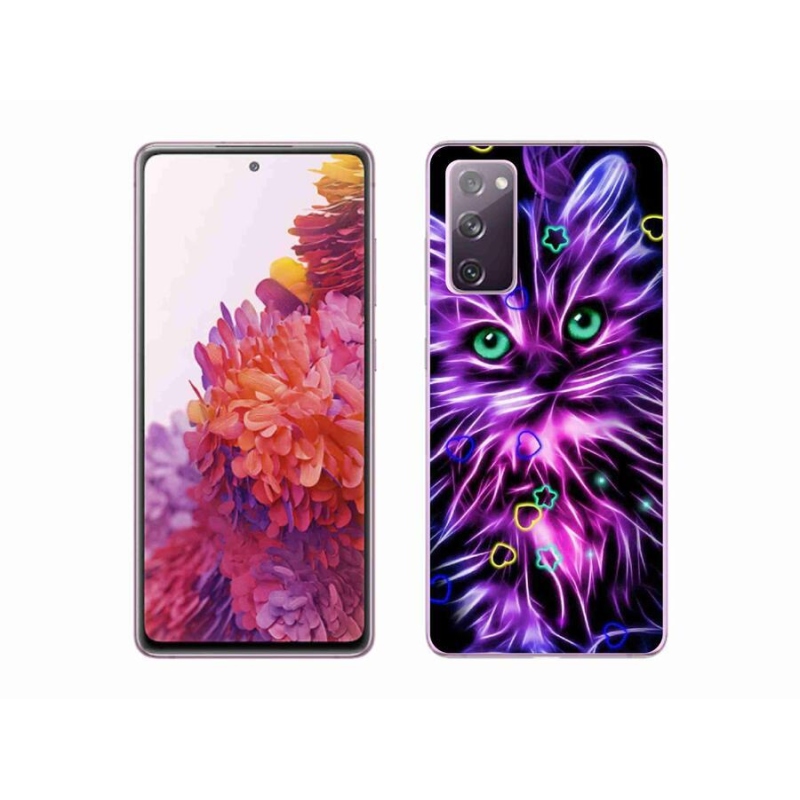 Gél borítás mmCase Samsung Galaxy S20 FE készülékhez - absztrakt macska