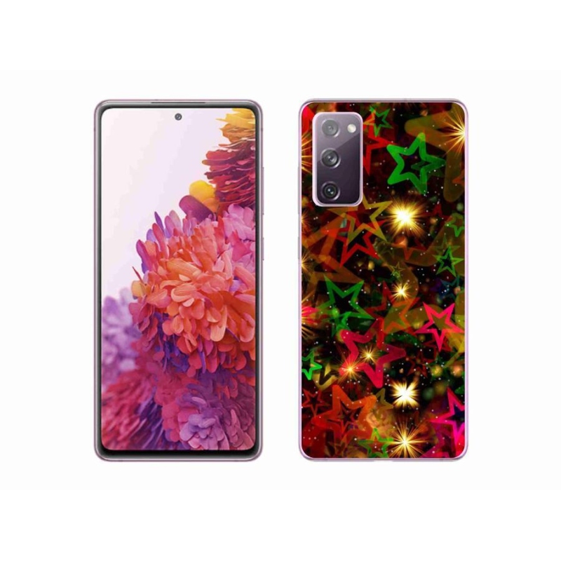 Zselés borítás mmCase Samsung Galaxy S20 FE - színes csillagok