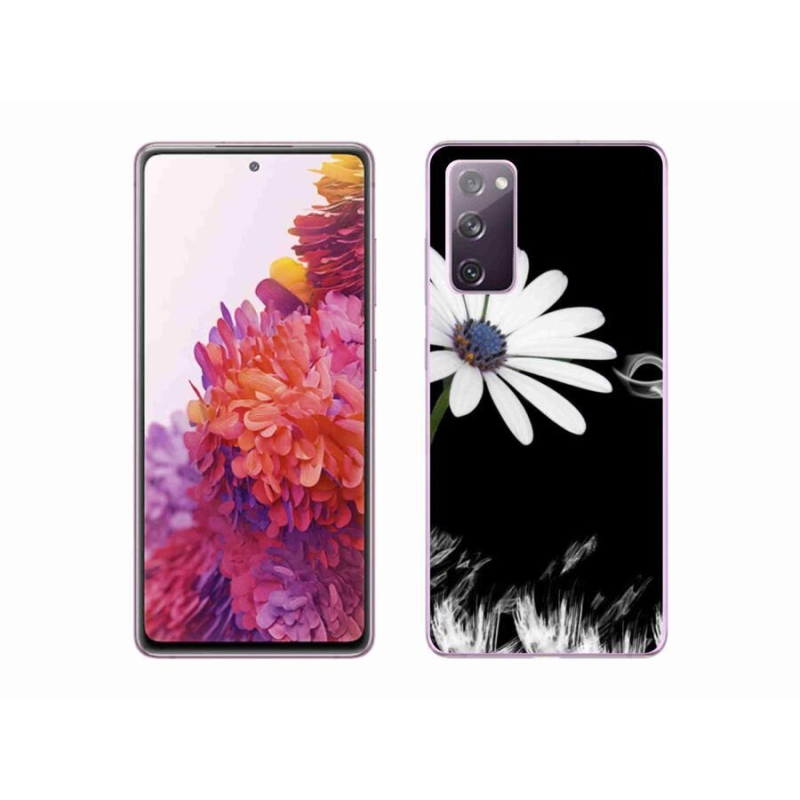 Gél védőhuzat mmCase Samsung Galaxy S20 FE készülékhez - fehér virág