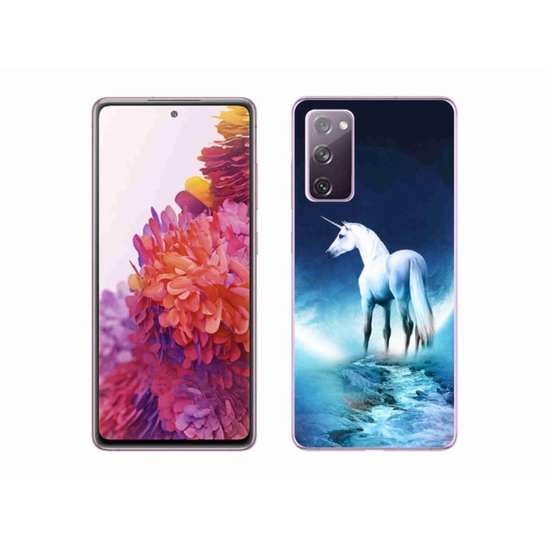 Gél védőhuzat mmCase Samsung Galaxy S20 FE készülékhez - fehér egyszarvú