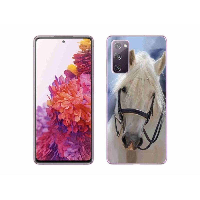 Gél védőhuzat mmCase Samsung Galaxy S20 FE - fehér ló