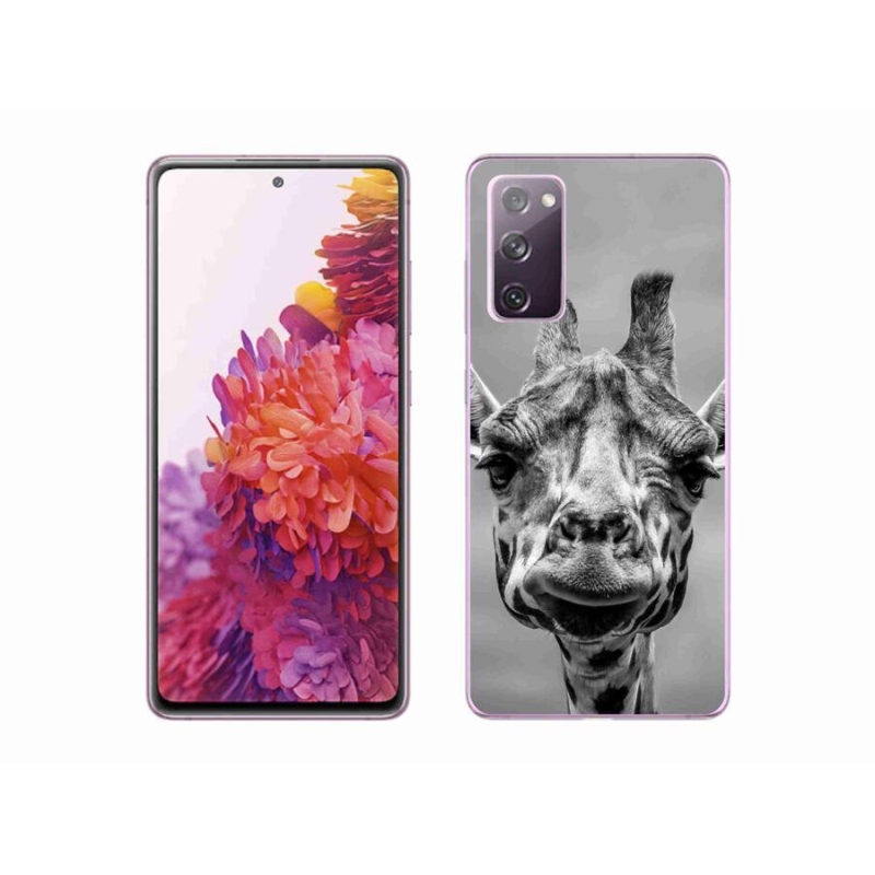 Zselés borítás mmCase Samsung Galaxy S20 FE készülékhez - fekete-fehér zsiráf