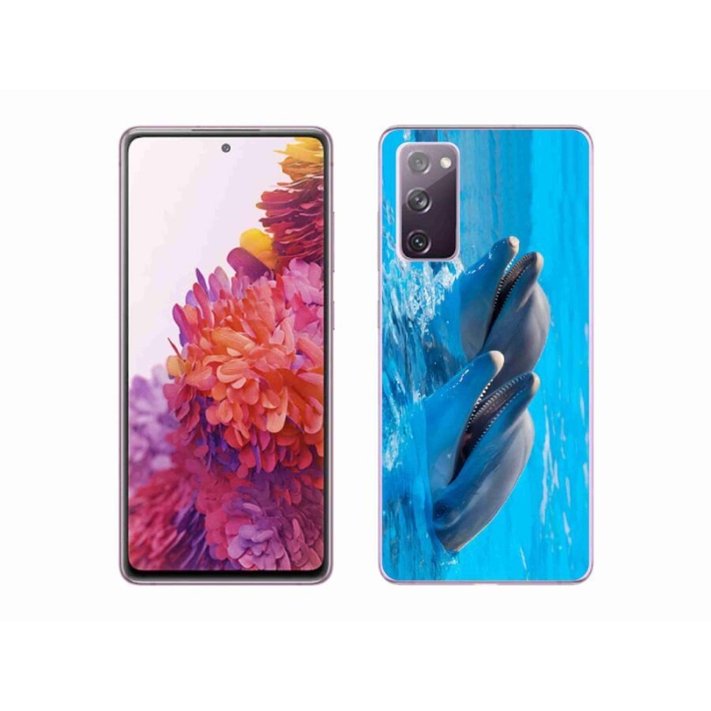 Zselés borítás mmCase Samsung Galaxy S20 FE készülékhez - delfinek