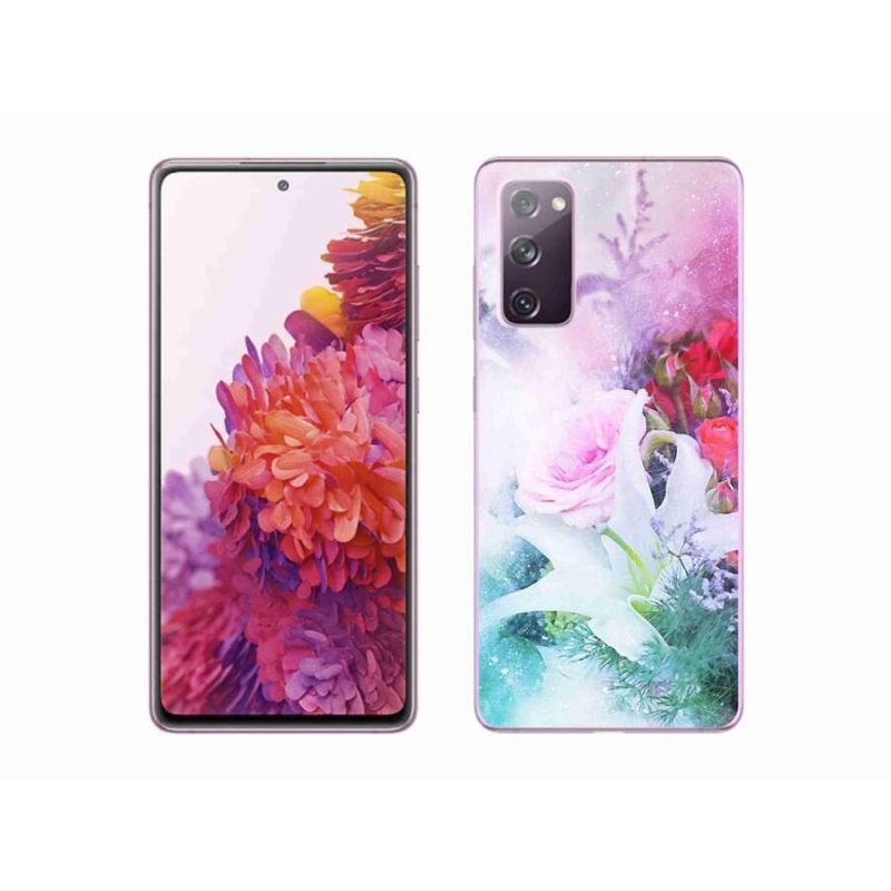 Gél védőhuzat mmCase Samsung Galaxy S20 FE - virágok 4