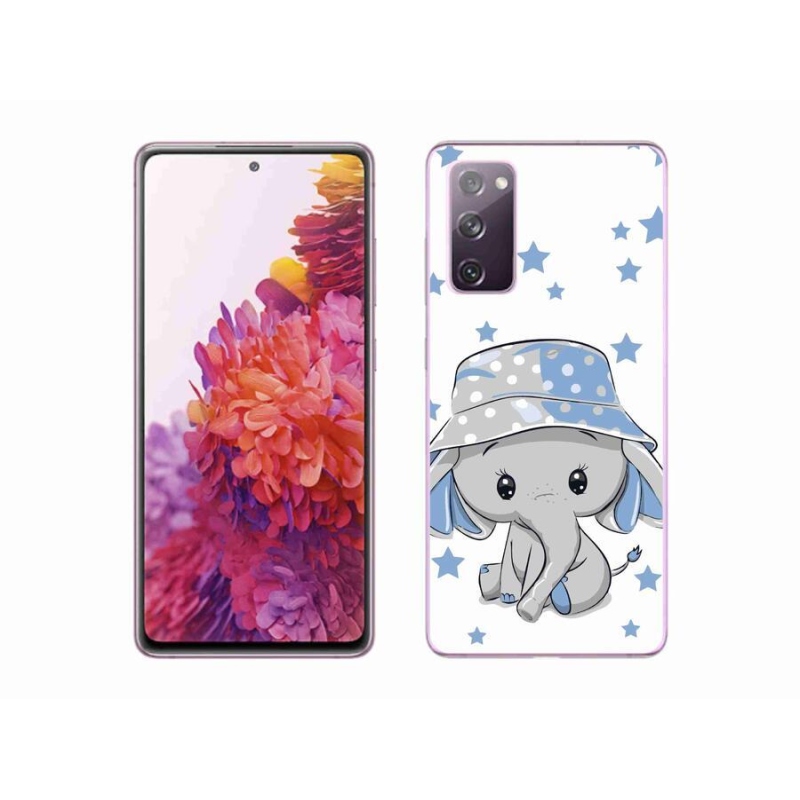 Gél védőhuzat mmCase Samsung Galaxy S20 FE készülékhez - kék elefánt