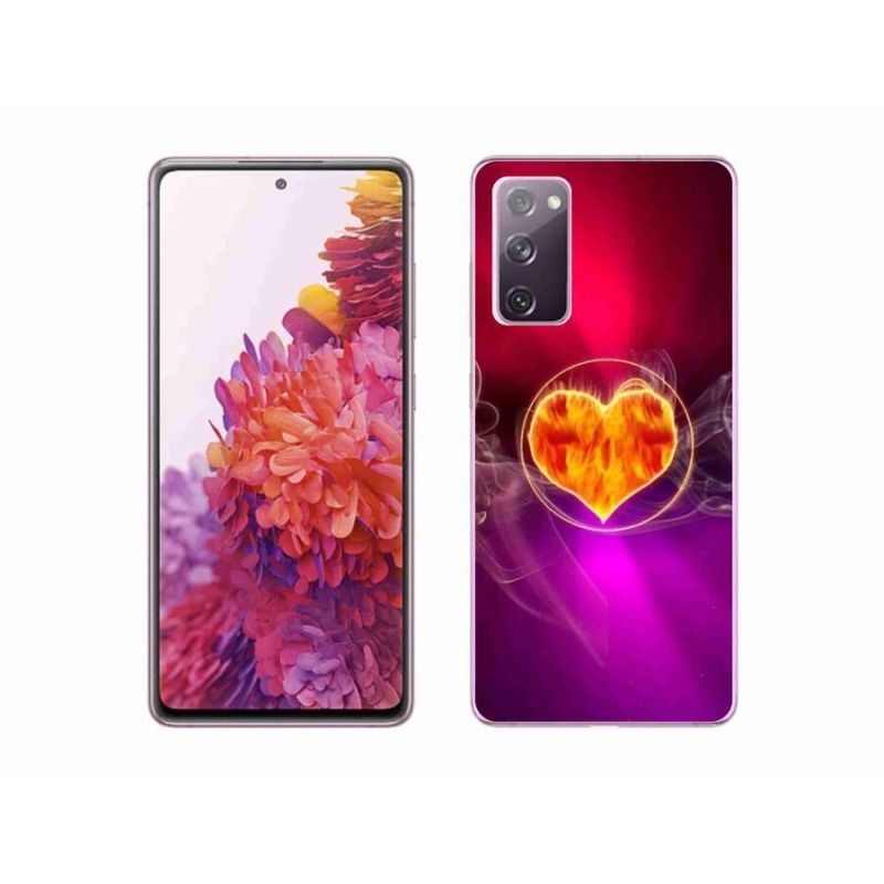 Gél borítás mmCase Samsung Galaxy S20 FE készülékhez - tűzszív