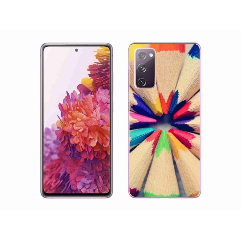 Gél védőhuzat mmCase Samsung Galaxy S20 FE készülékhez - zsírkréták