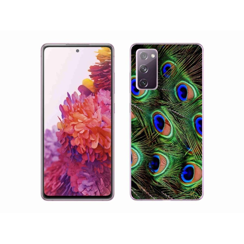 Zselés borítás mmCase Samsung Galaxy S20 FE készülékhez - pávatoll
