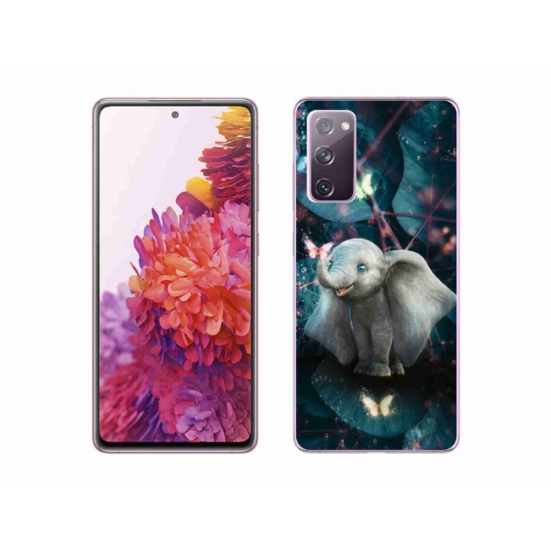 Zselés borítás mmCase Samsung Galaxy S20 FE - aranyos elefánt