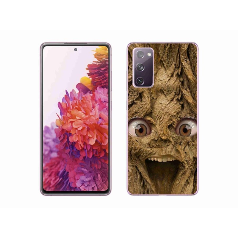 Gél borítás mmCase Samsung Galaxy S20 FE készülékhez - vidám fa szemekkel