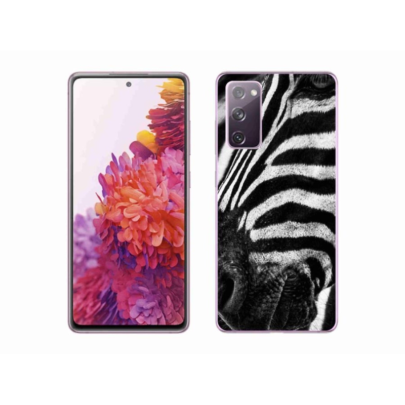 Zselés borítás mmCase Samsung Galaxy S20 FE készülékhez - zebra