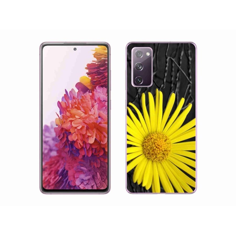 Gél védőhuzat mmCase Samsung Galaxy S20 FE készülékhez - sárga virág