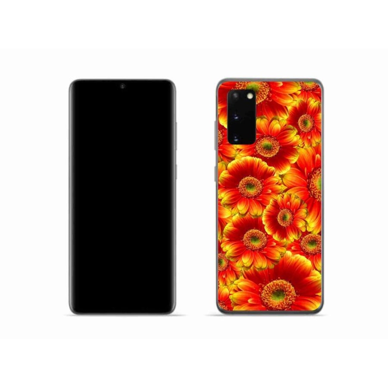 Zselés borítás mmCase Samsung Galaxy S20 készülékhez - gerbera 1