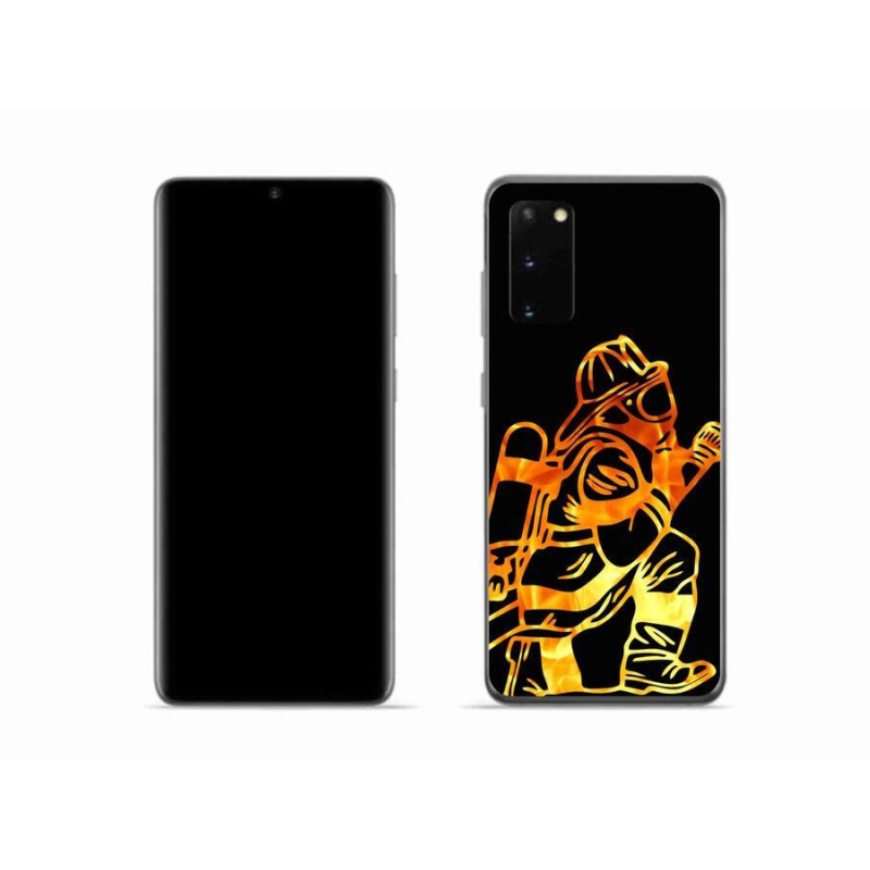 Gél borítás mmCase Samsung Galaxy S20 készülékhez - tűzoltó 1