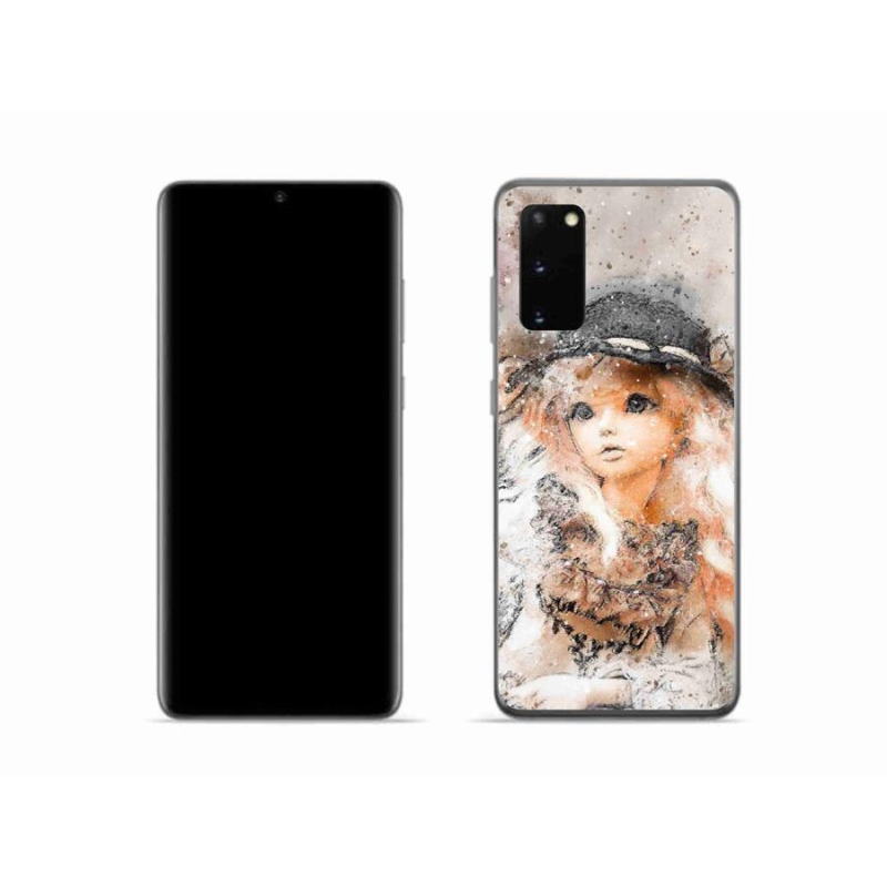 Gél borítás mmCase Samsung Galaxy S20 készülékhez - lány kalapban