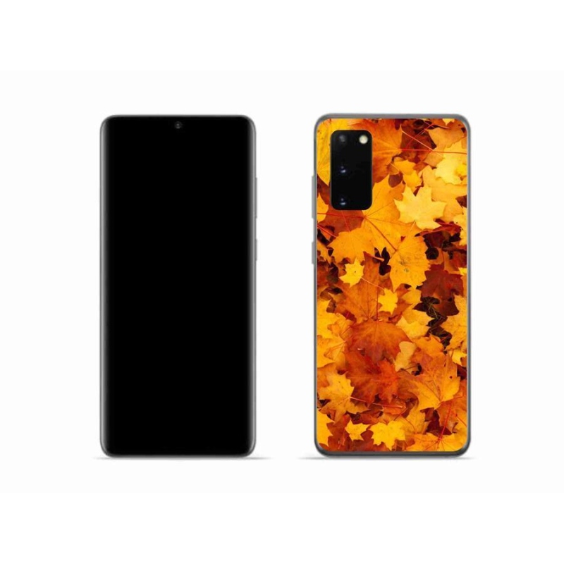 Gél borítás mmCase Samsung Galaxy S20 készülékhez - juharlevelek