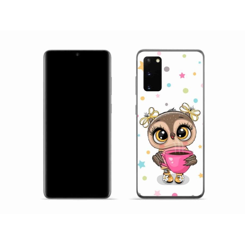 Gél borítás mmCase Samsung Galaxy S20 készülékhez - rajzfilm bagoly