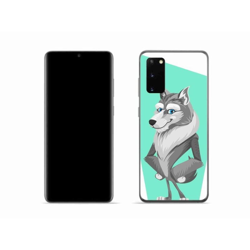 Zselés borítás mmCase Samsung Galaxy S20 készülékhez - rajzfilm farkas