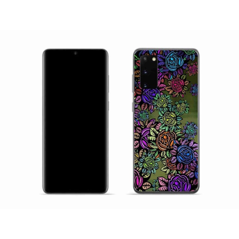 Gél borító mmCase Samsung Galaxy S20 - virágok 6
