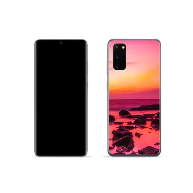 Gél borítás mmCase Samsung Galaxy S20 készülékhez - tenger és ragyogás