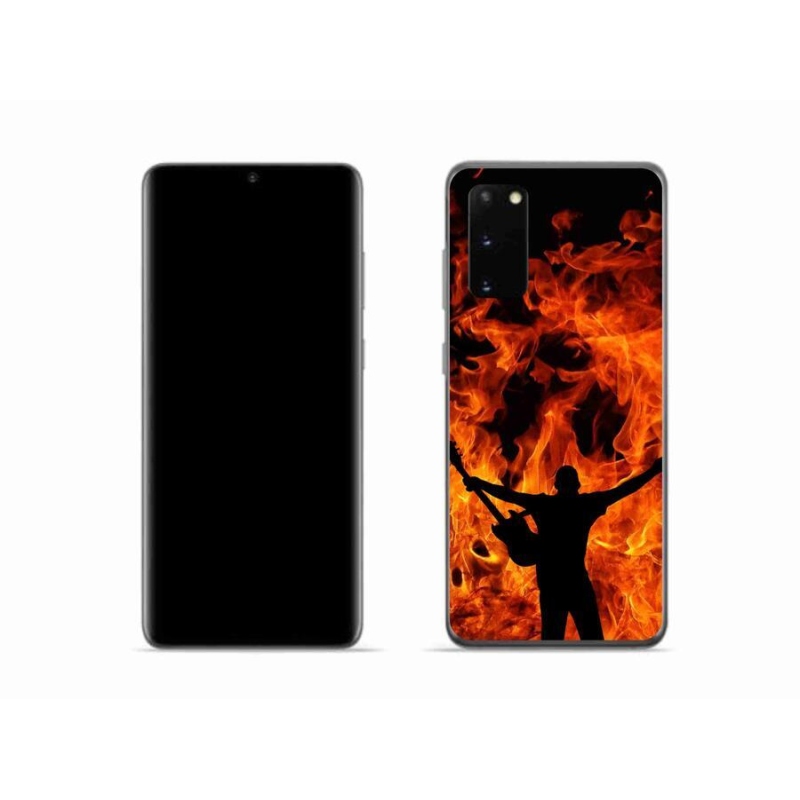 Gél borítás mmCase Samsung Galaxy S20 - zenész és tűz