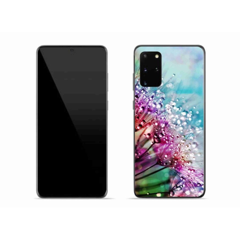 Gél védőhuzat mmCase mobiltelefonhoz Samsung Galaxy S20 Plus - színes virágok
