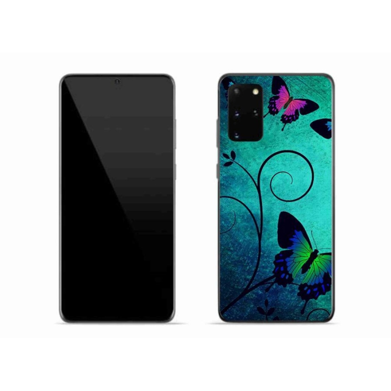 Gél védőhuzat mmCase Samsung Galaxy S20 Plus készülékhez - színes pillangók
