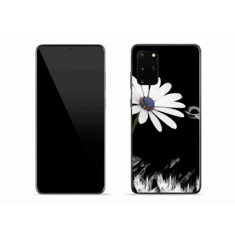 Gél védőhuzat mmCase Samsung Galaxy S20 Plus készülékhez - fehér virág