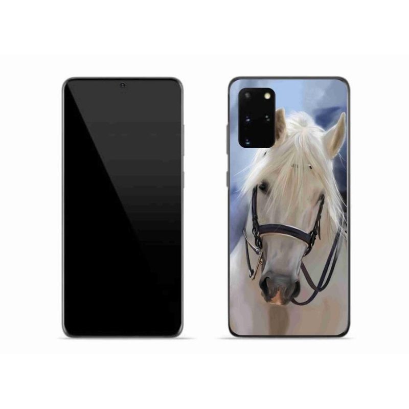Zselés borítás mmCase Samsung Galaxy S20 Plus készülékhez - fehér ló