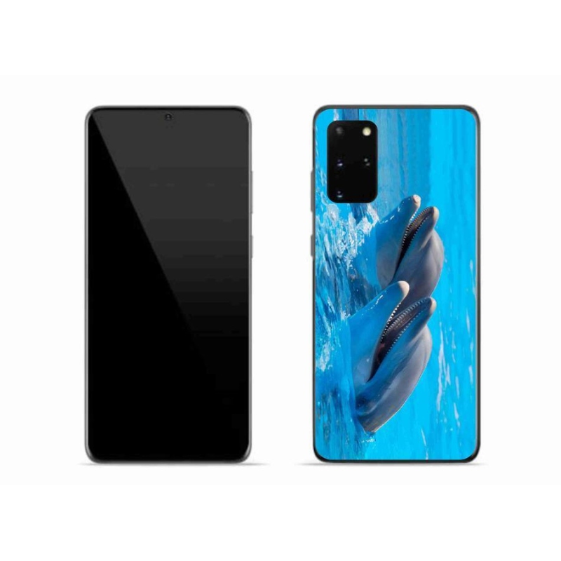 Zselés borítás mmCase Samsung Galaxy S20 Plus készülékhez - delfinek