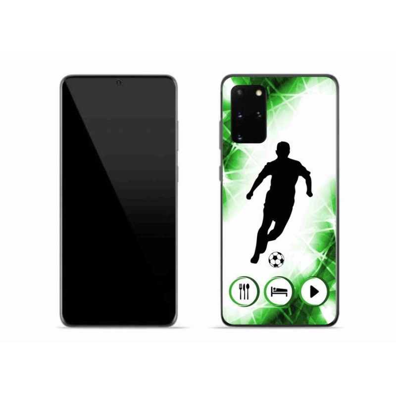 Gél borítás mmCase Samsung Galaxy S20 Plus készülékhez - futballista