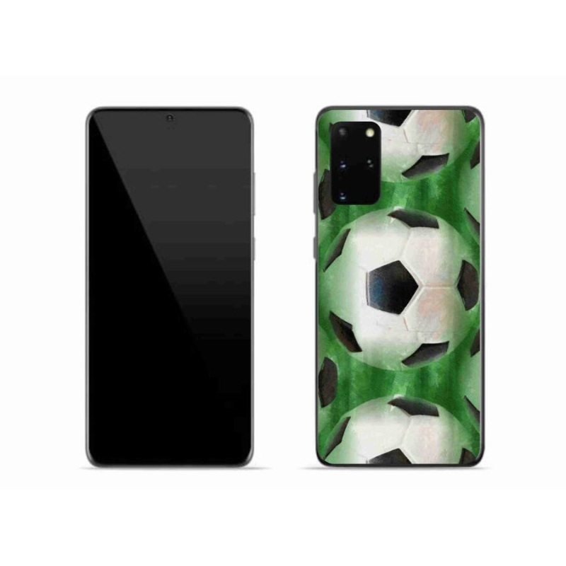 Gél borítás mmCase a mobil Samsung Galaxy S20 Plus - focilabda