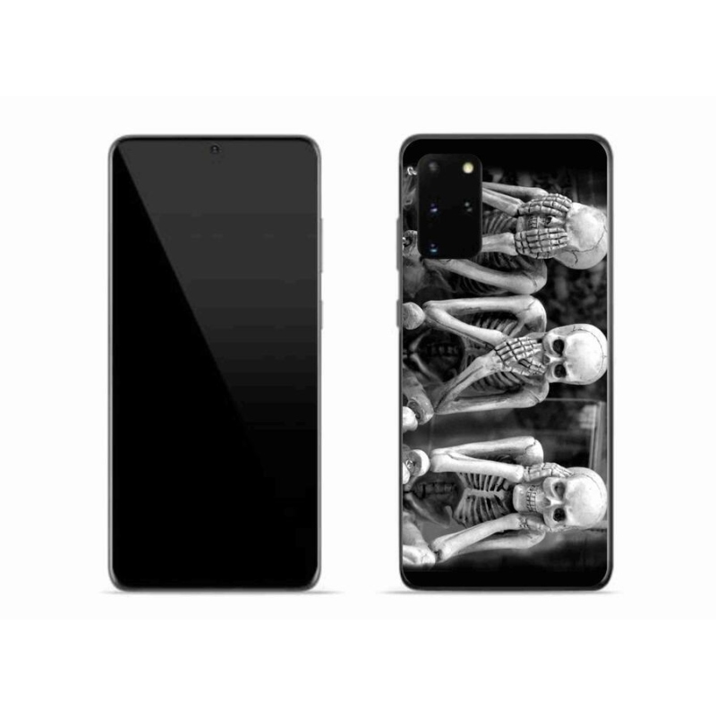 Zselés borítás mmCase Samsung Galaxy S20 Plus készülékhez - csontvázak