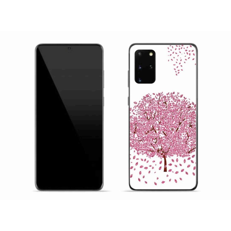 Gél borítás mmCase Samsung Galaxy S20 Plus készülékhez - rajzfilmfa levelekkel