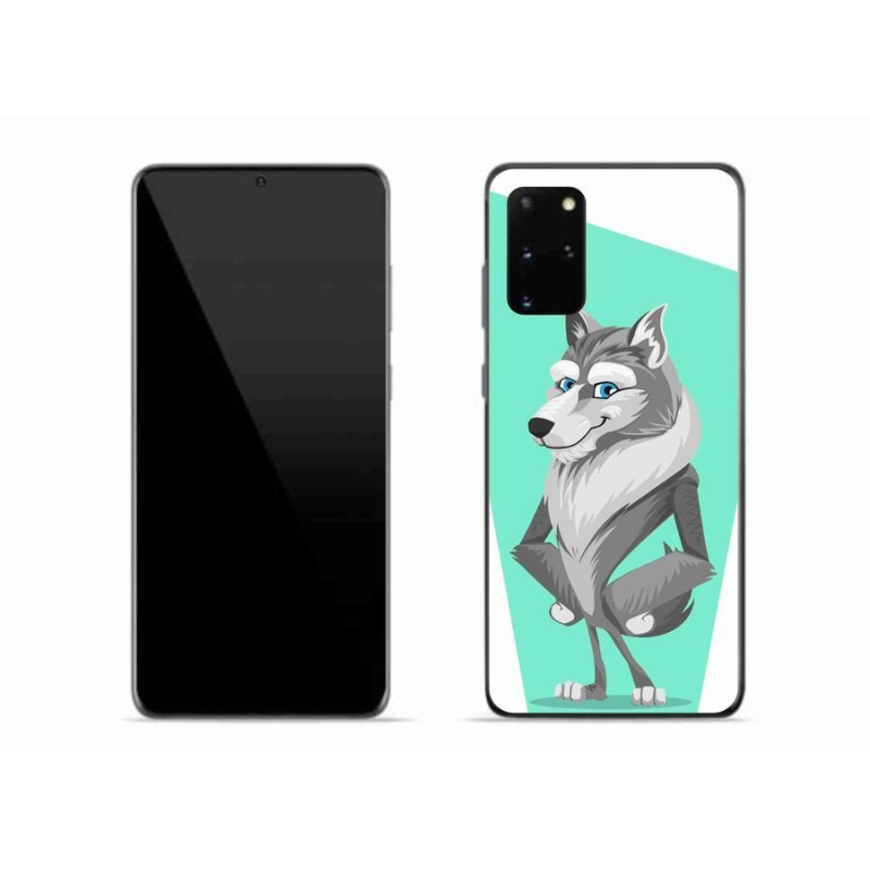 Zselés borítás mmCase Samsung Galaxy S20 Plus készülékhez - rajzfilm farkas