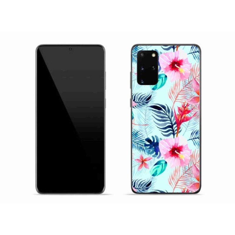 Zselés borítás mmCase Samsung Galaxy S20 Plus készülékhez - virágok