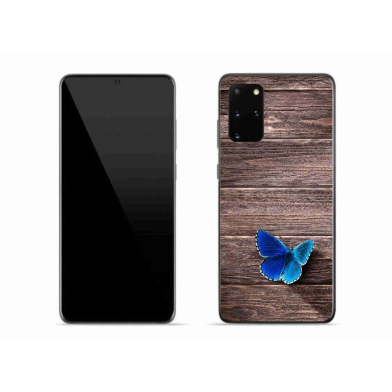 Gél védőhuzat mmCase Samsung Galaxy S20 Plus - kék pillangó 1