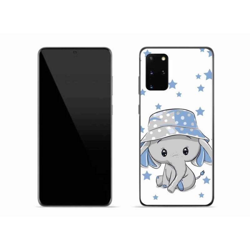 Gél védőhuzat mmCase Samsung Galaxy S20 Plus készülékhez - kék elefánt