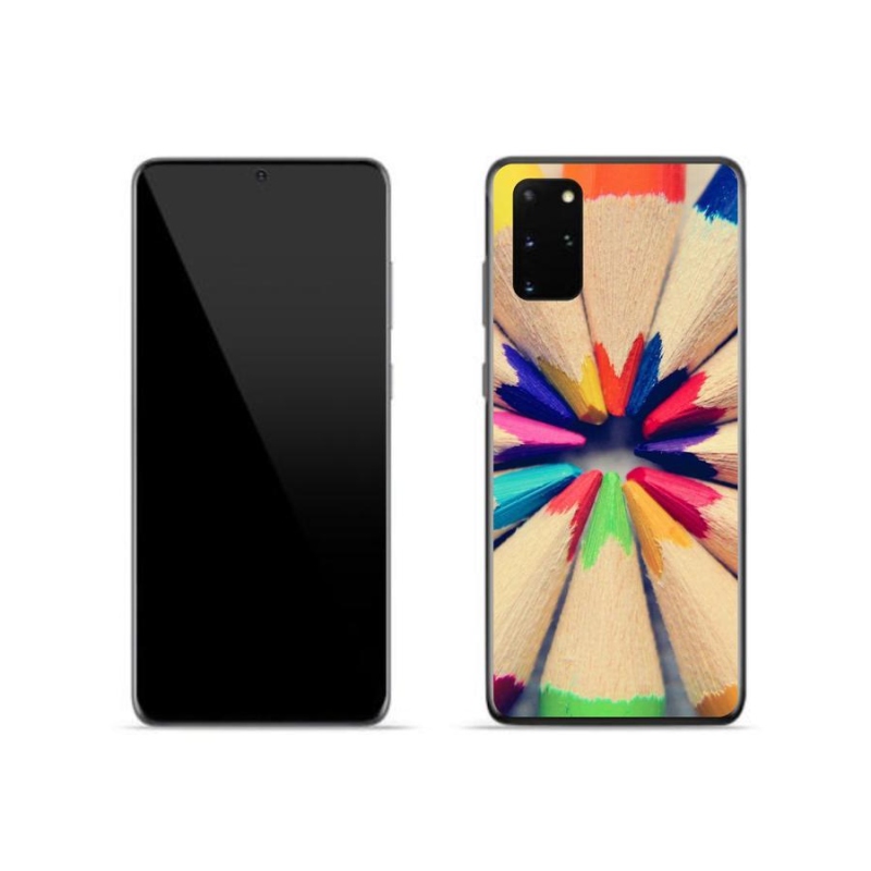 Gél védőhuzat mmCase Samsung Galaxy S20 Plus készülékhez - zsírkréták
