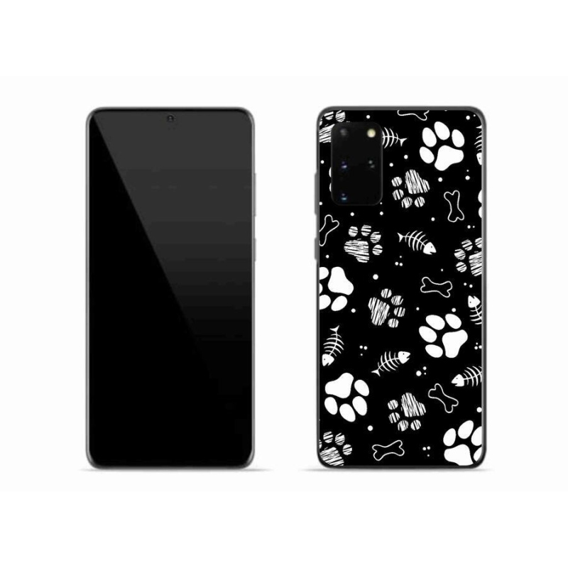 Gél borítás mmCase Samsung Galaxy S20 Plus készülékhez - kutyamancsok