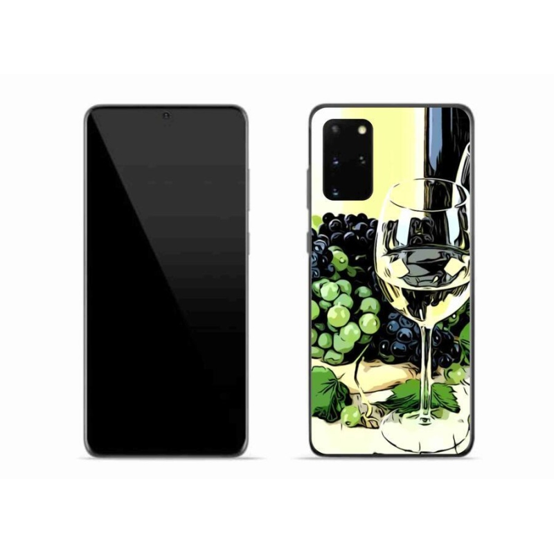 Gél borítás mmCase Samsung Galaxy S20 Plus készülékhez - pohár bor