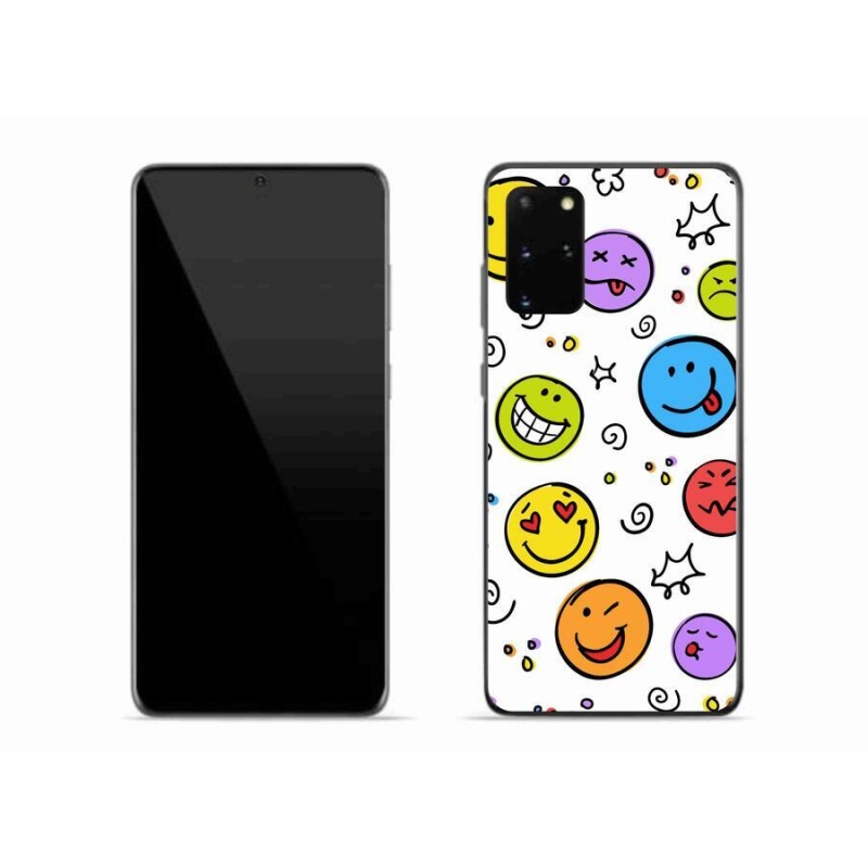 Gél borítás mmCase Samsung Galaxy S20 Plus készülékhez - smiley-k
