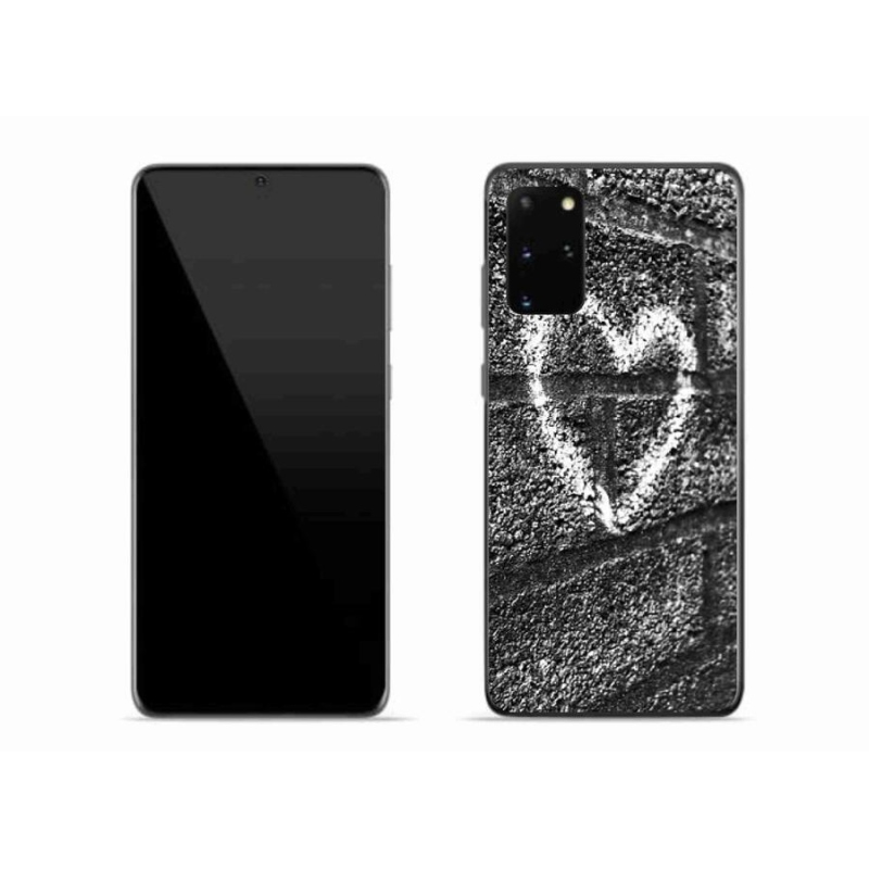 Gél borítás mmCase Samsung Galaxy S20 Plus készülékhez - szív a falon