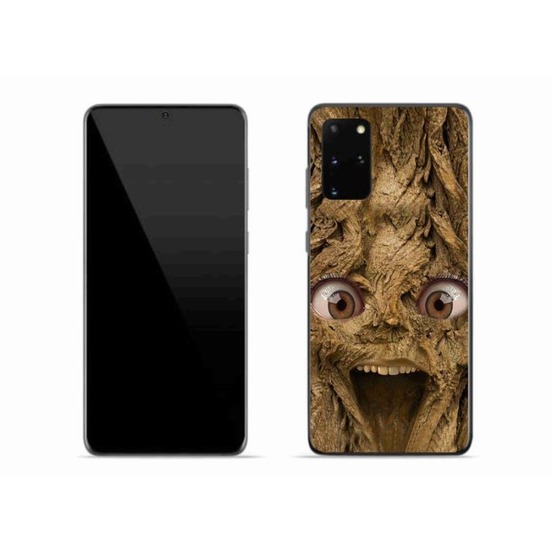 Gél borítás mmCase Samsung Galaxy S20 Plus készülékhez - vidám fa szemekkel
