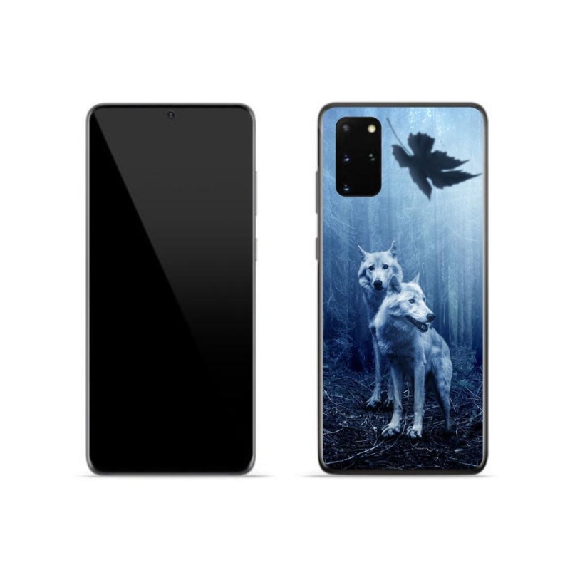 Zselés borítás mmCase Samsung Galaxy S20 Plus készülékhez - farkasok az erdőben