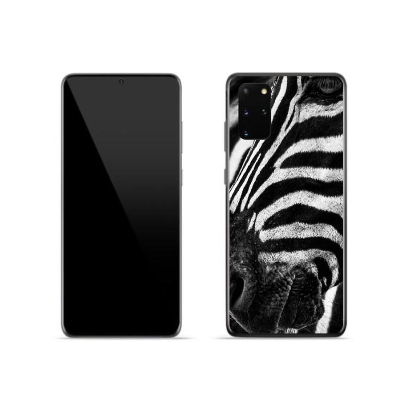 Zselés borítás mmCase Samsung Galaxy S20 Plus készülékhez - zebra
