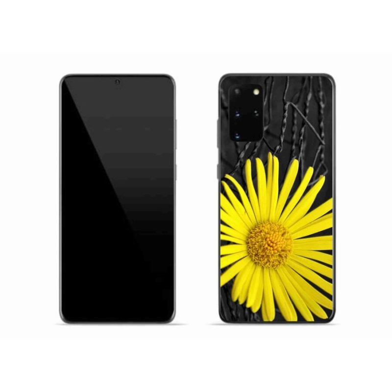 Gél védőhuzat mmCase Samsung Galaxy S20 Plus készülékhez - sárga virág