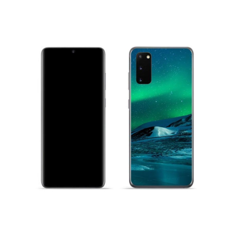 Gél borítás mmCase Samsung Galaxy S20 készülékhez - sarki fény