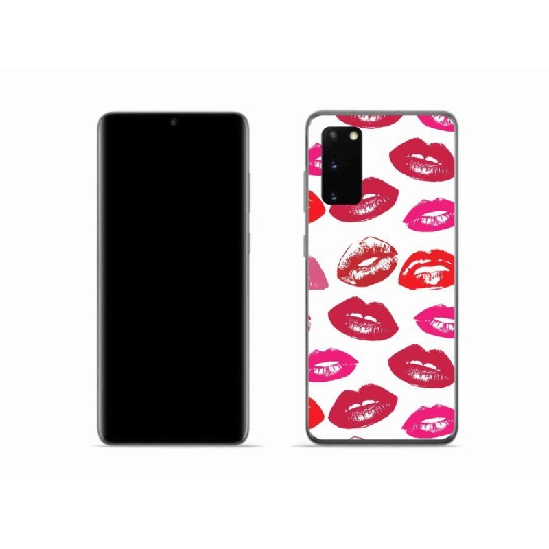Zselés borítás mmCase Samsung Galaxy S20 készülékhez - ajkak